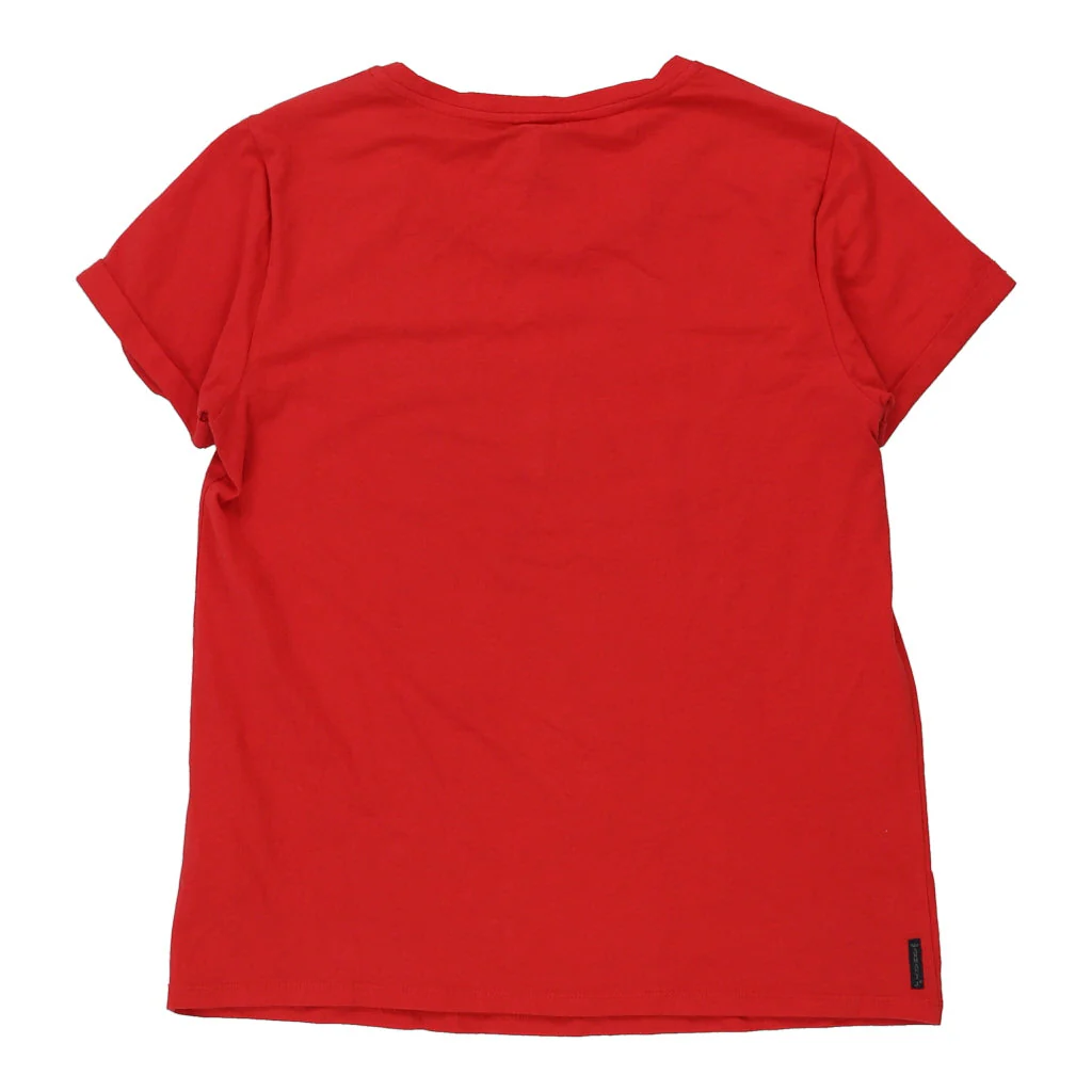 Armani Jeans T-Shirt - Medium Red Cotton - Image 2