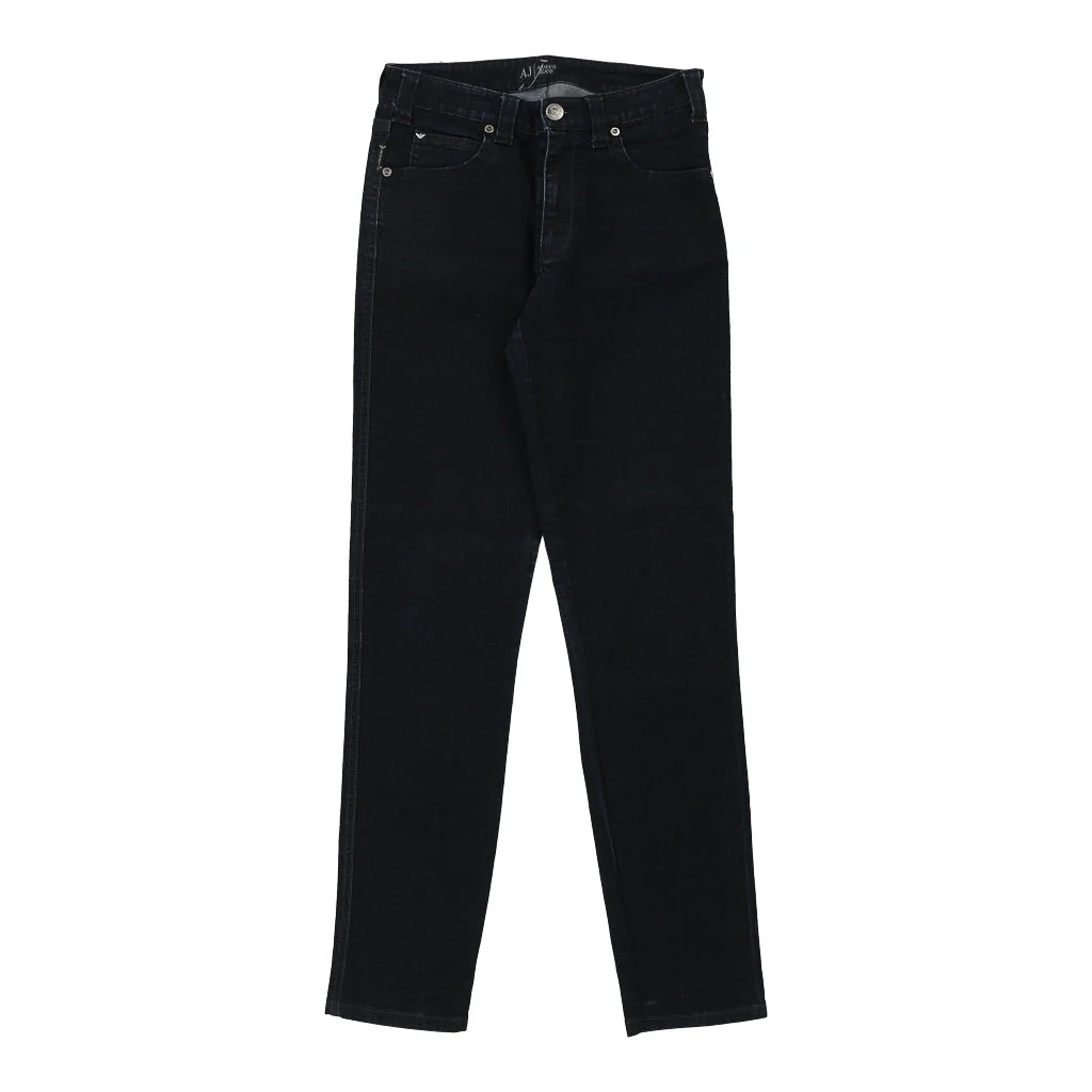 Armani Jeans Trousers - 28W UK 8 Dark Wash Cotton Blend - Image 2