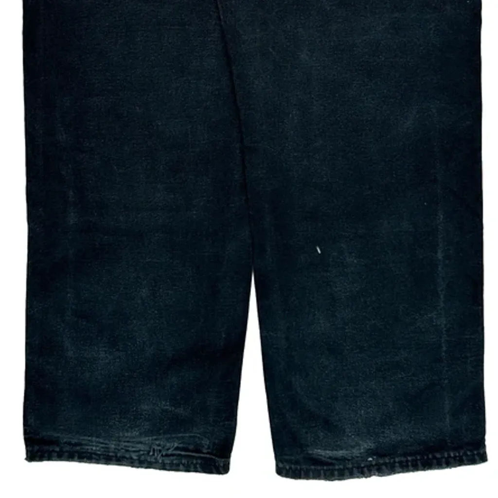 Vintage B136 Blk Faded Carhartt Double Knee Carpenter Pants - 31W 30L Black Cotton - Image 6