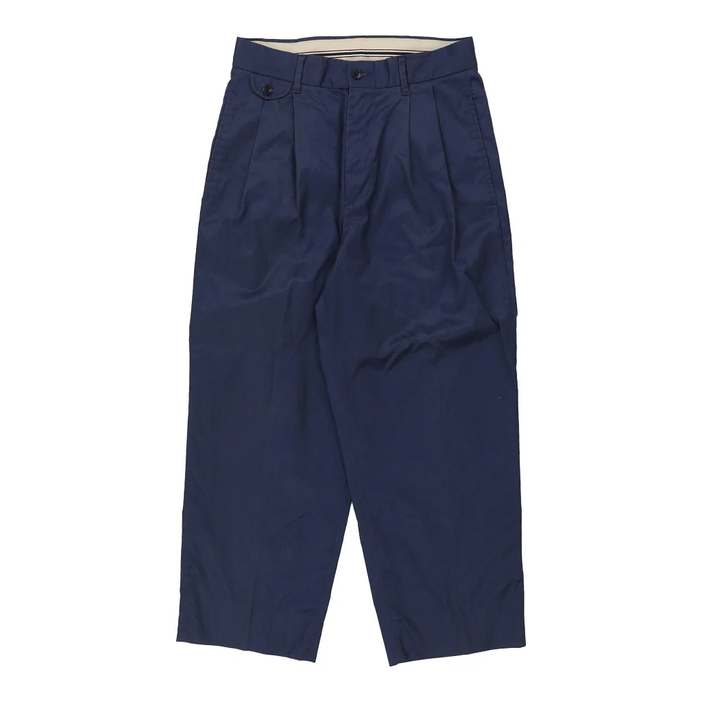 Benetton Trousers - 28W UK 10 Blue Cotton - Image 2