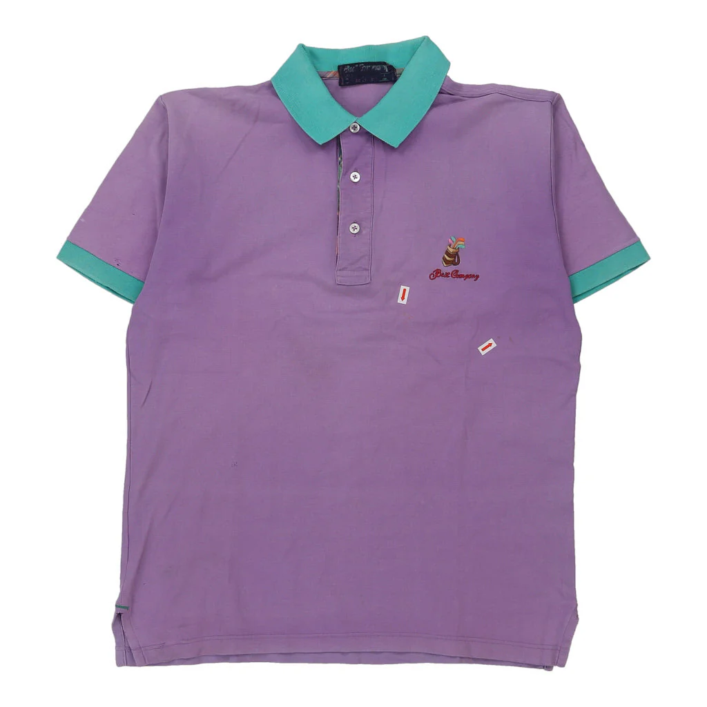 Best Company Polo Shirt - Large Purple Cotton - Image 3