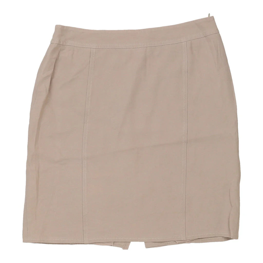 Blumarine Mini Skirt - 28W UK 8 Beige Viscose Blend
