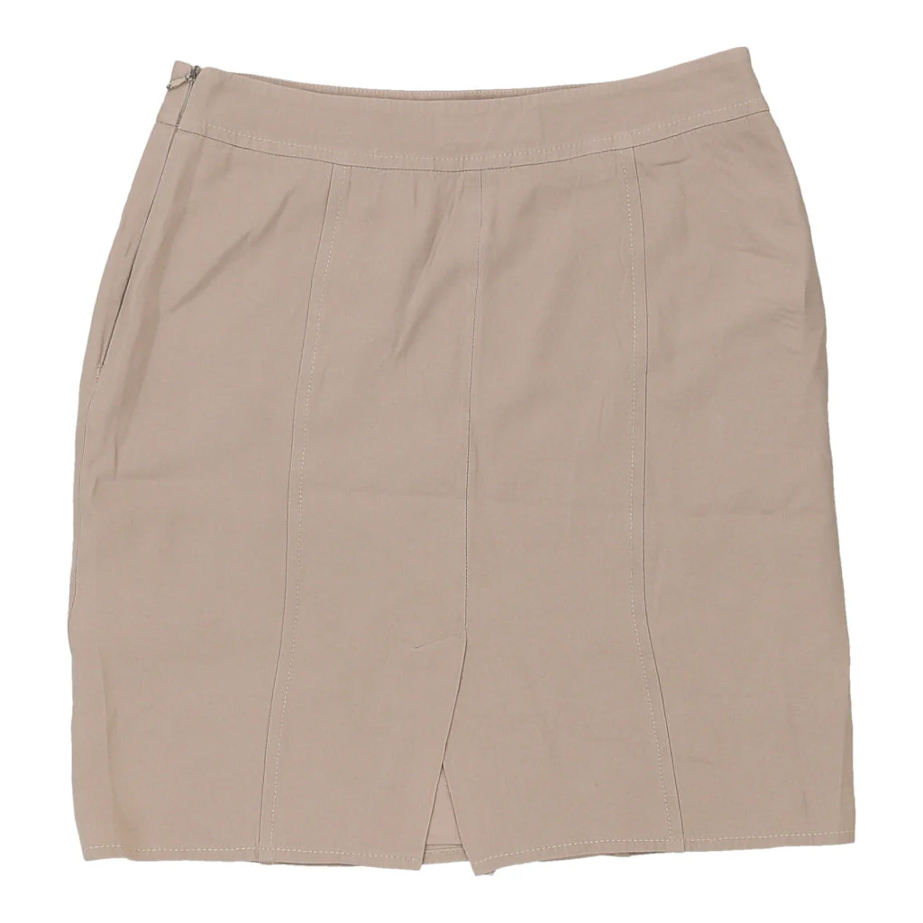 Blumarine Mini Skirt - 28W UK 8 Beige Viscose Blend - Image 2