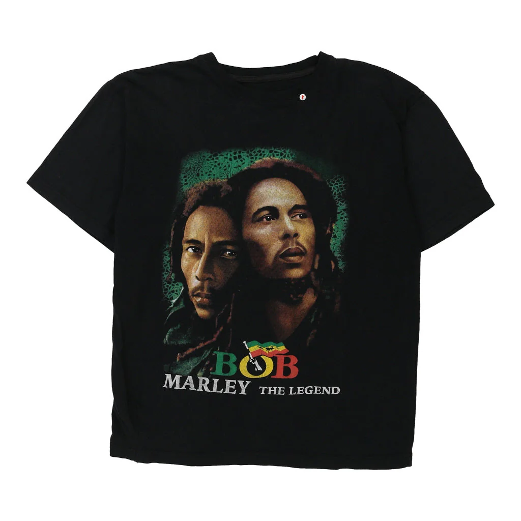 Bob Marley Unbranded Band T-Shirt - XL Black Cotton - Image 3