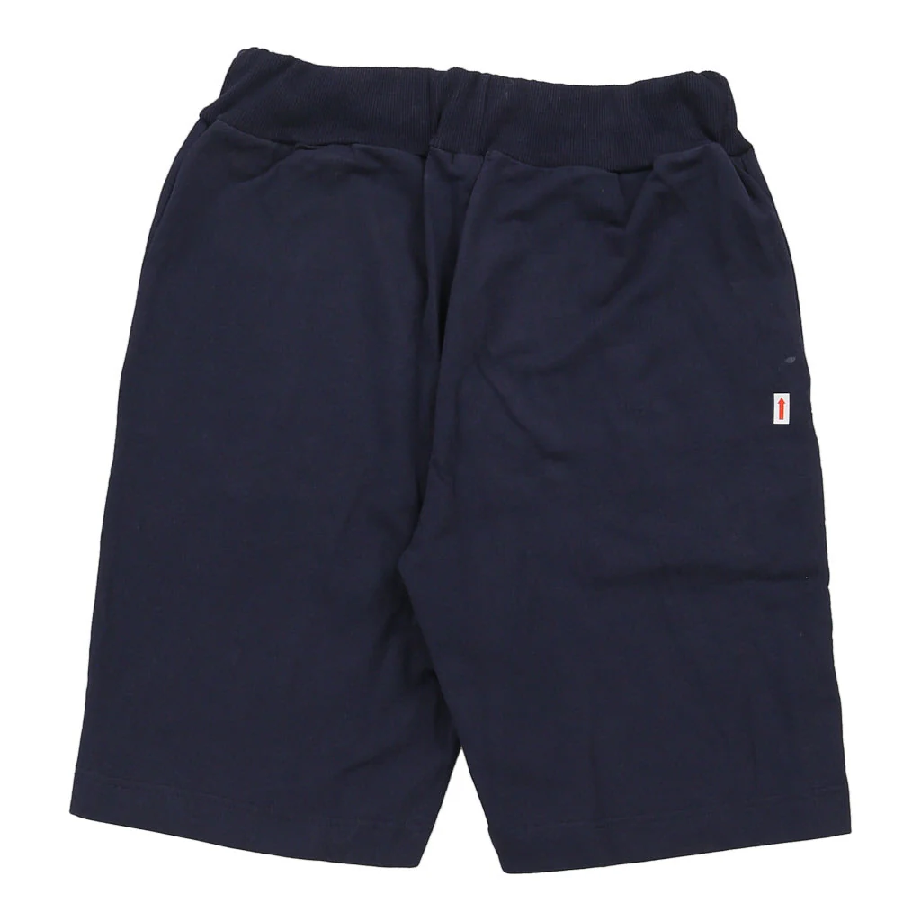 Boxing Spellout Sport Shorts - Medium Navy Cotton - Image 3