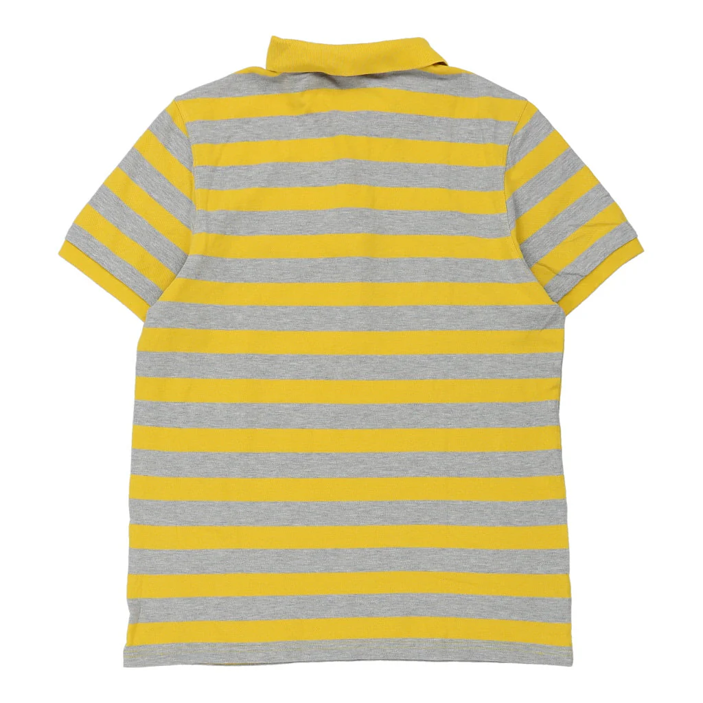 Burberry London Striped Polo Shirt - Medium Yellow Cotton - Image 2
