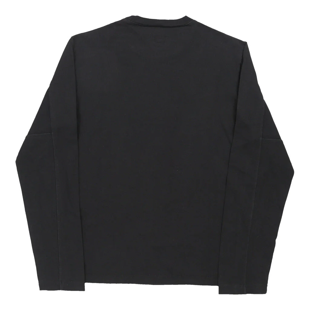 Calvin Klein Jeans Spellout Long Sleeve T-Shirt - XL Navy Cotton - Image 2
