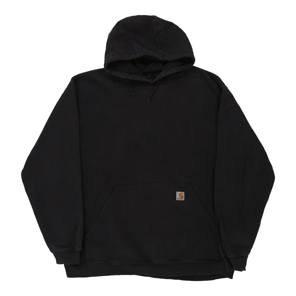 Carhartt Hoodie - 3XL Black Cotton Blend