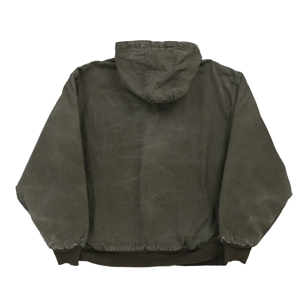 Carhartt Jacket - 2XL Khaki Cotton - Image 2