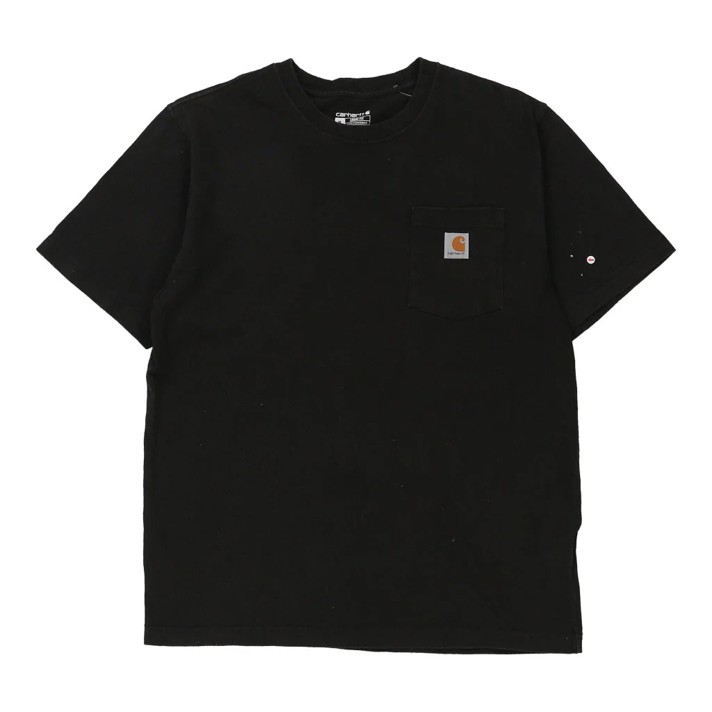 Carhartt T-Shirt - Medium Black Cotton - Image 3
