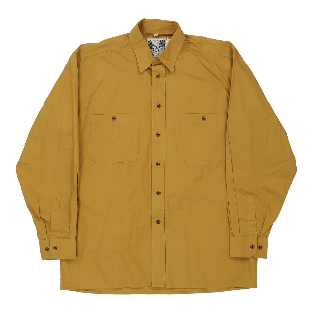 Cartouche Shirt - Medium Yellow Cotton