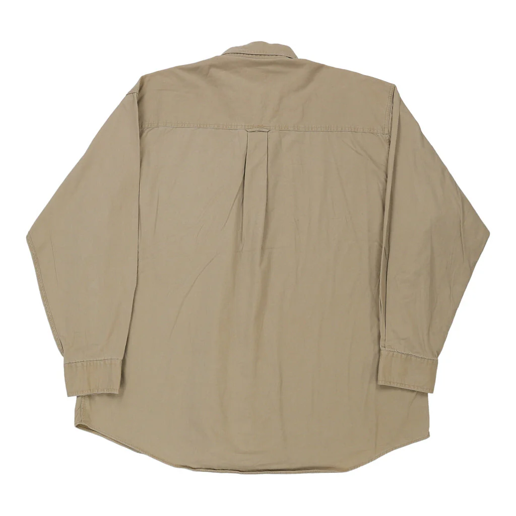 Chaps Ralph Lauren Shirt - 3XL Beige Cotton - Image 2