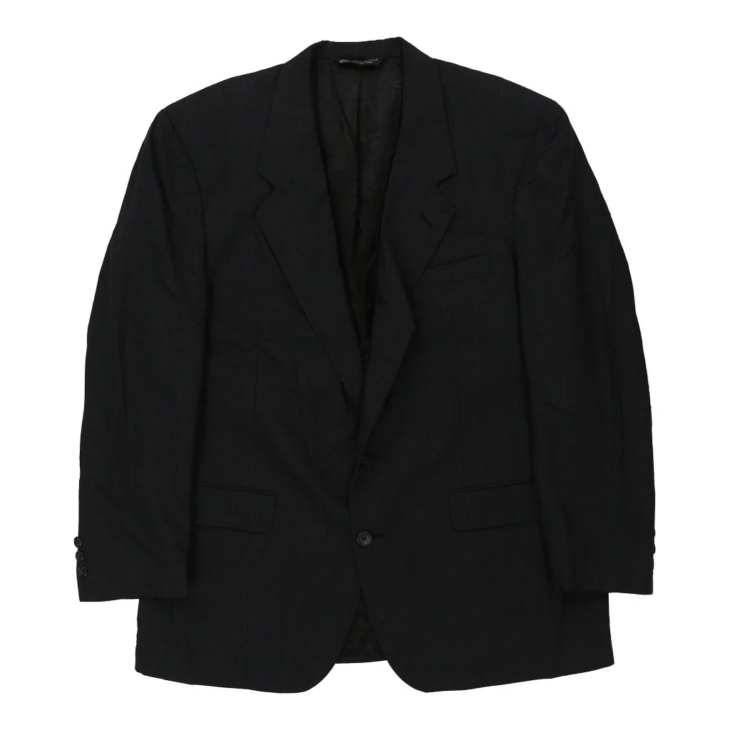 Christian Dior Pinstripe Blazer - Large Black Wool