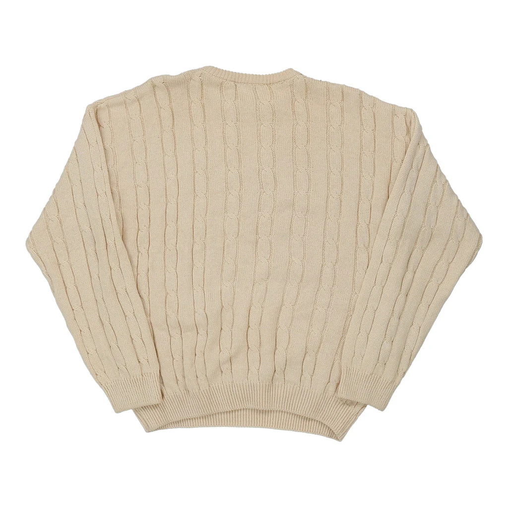Classico Linea Base Jumper - Large Beige Cotton - Image 2