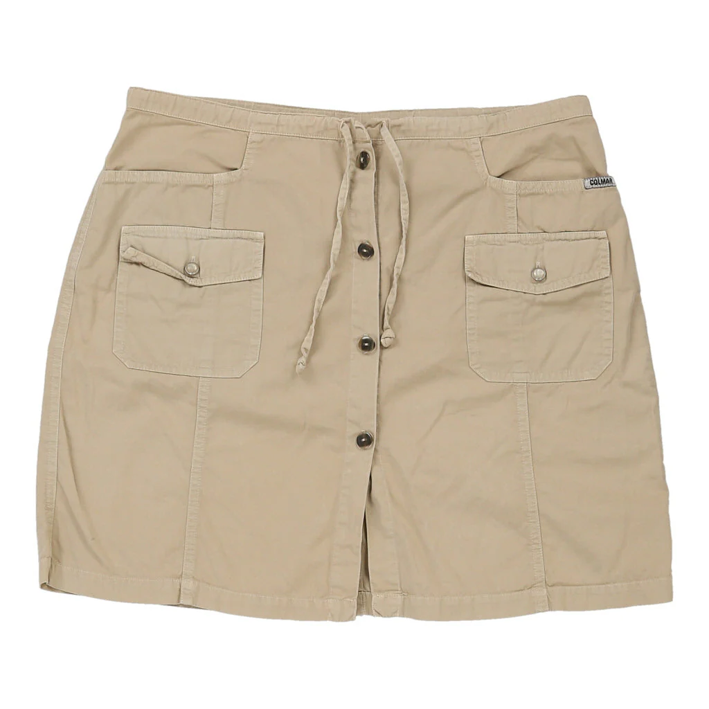 Colmar Skirt - 32W UK 12 Beige Cotton