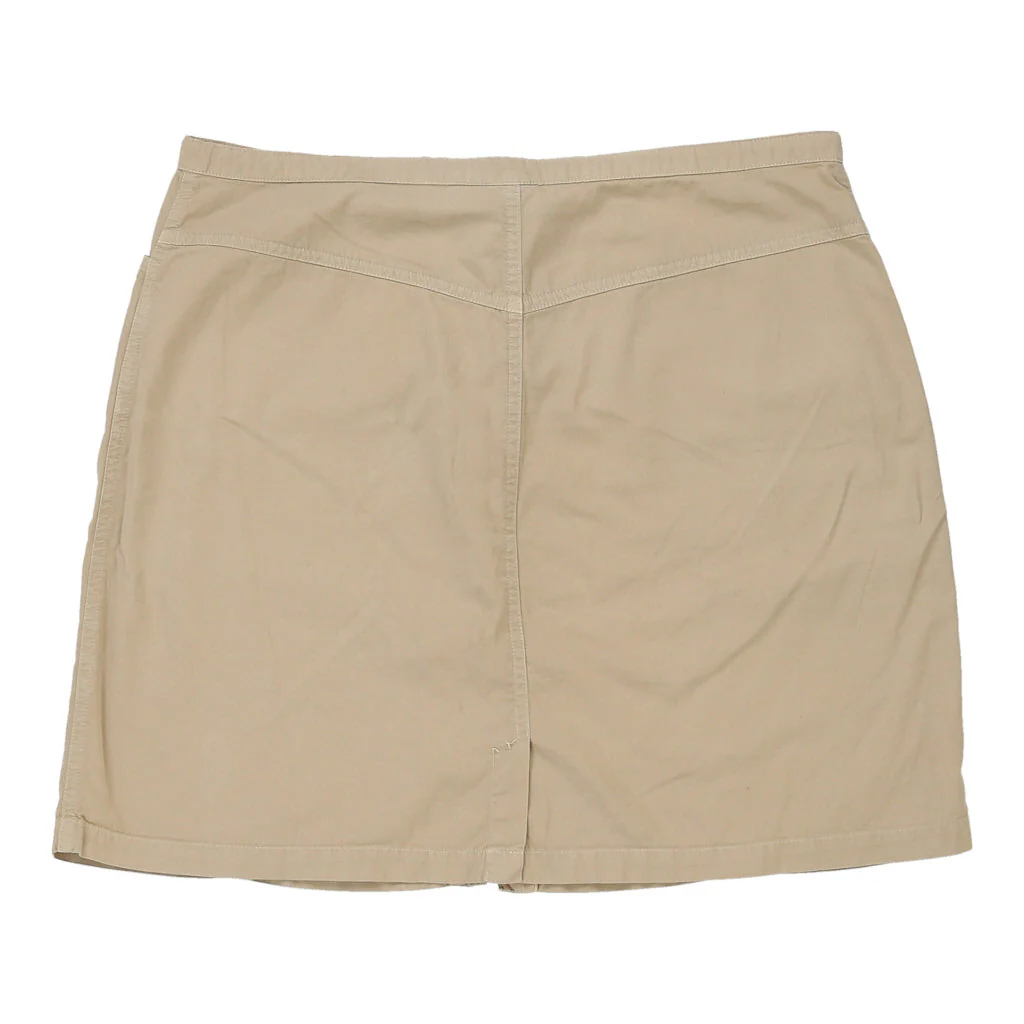 Colmar Skirt - 32W UK 12 Beige Cotton - Image 2