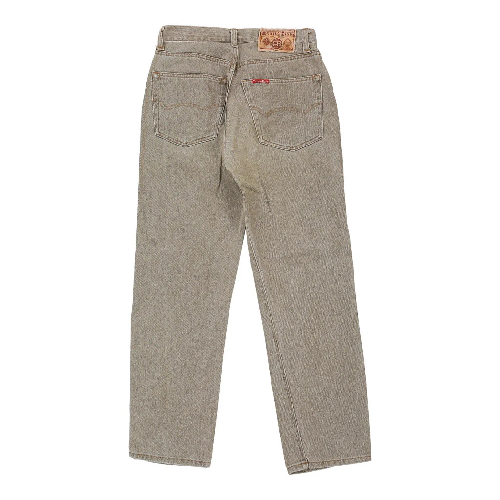 Cotton Belt Jeans - 29W UK 10 Beige Cotton
