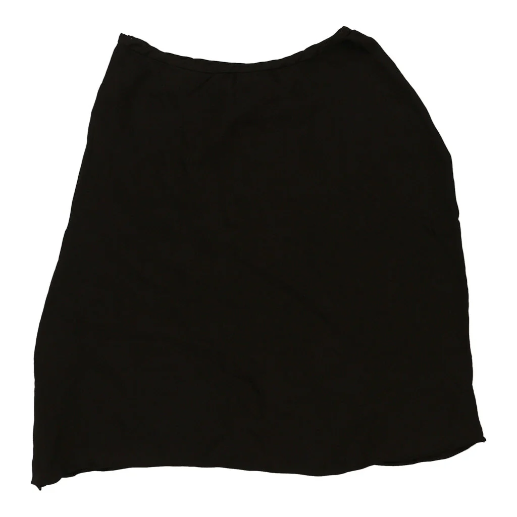 Donna Karan Midi Skirt - XS Brown Silk - Image 2