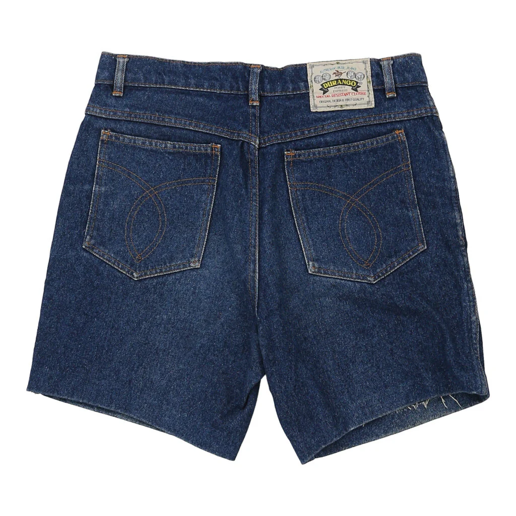 Durango Denim Shorts - 32W 7L Dark Wash Cotton