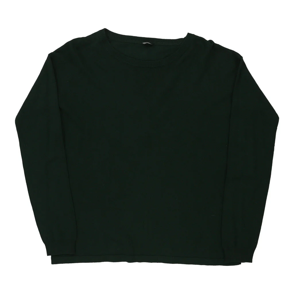 Emme Jumper - Large Green Cotton