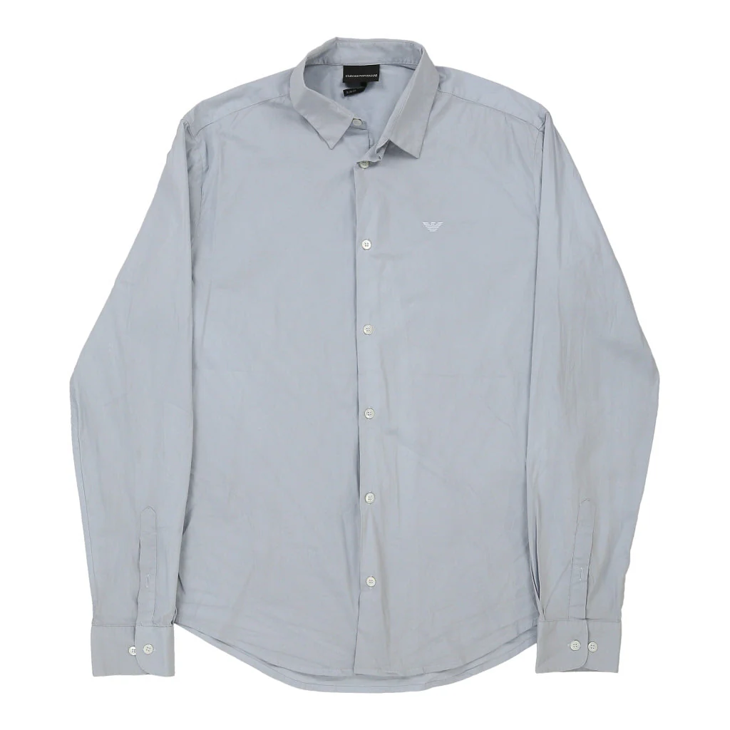 Emporio Armani Shirt - XL Blue Cotton