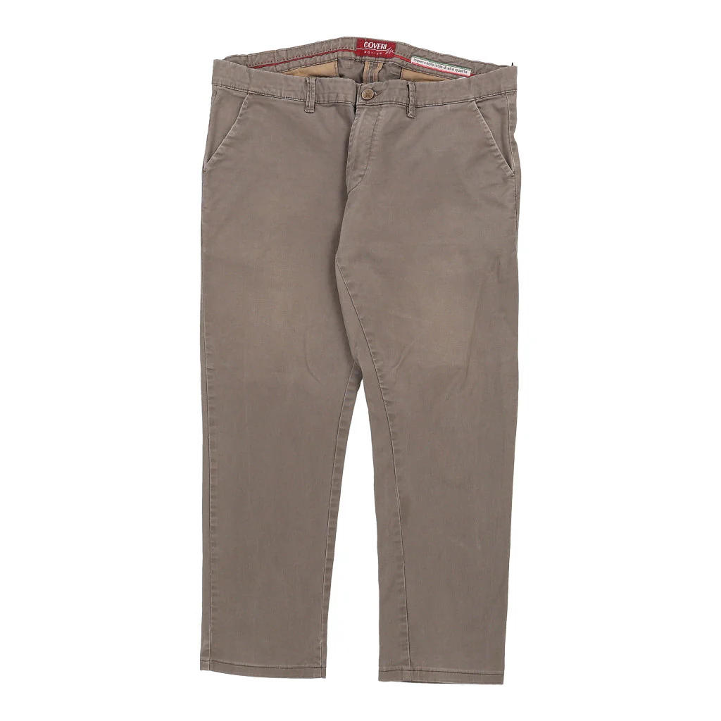 Enrico Coveri Chinos - 42W 30L Brown Cotton - Image 2