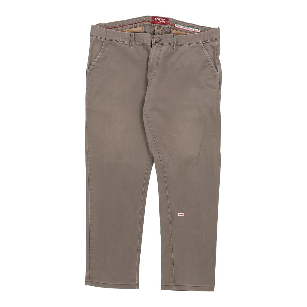 Enrico Coveri Chinos - 42W 30L Brown Cotton - Image 4