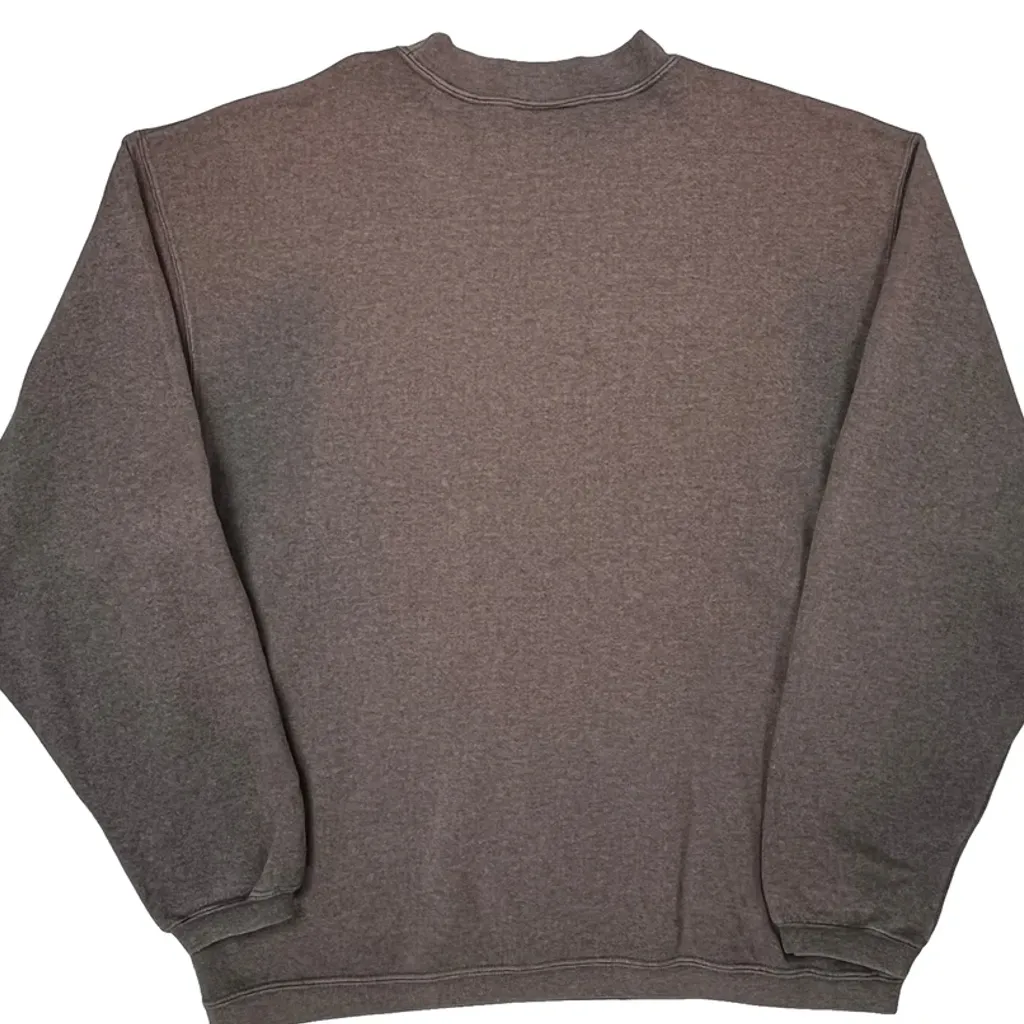 Vintage Faded Adidas Sweatshirt - Small Gray Cotton - Image 7