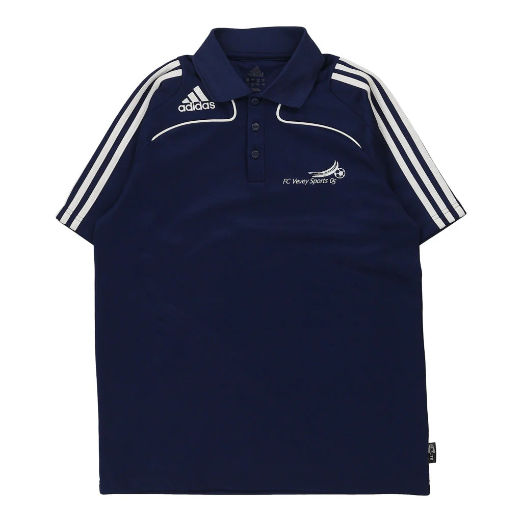 Fc Vevey United Adidas Football Shirt - Large Navy Polyester