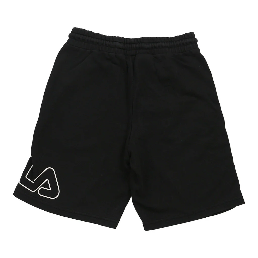Fila Spellout Sport Shorts - Medium Black Cotton - Image 2