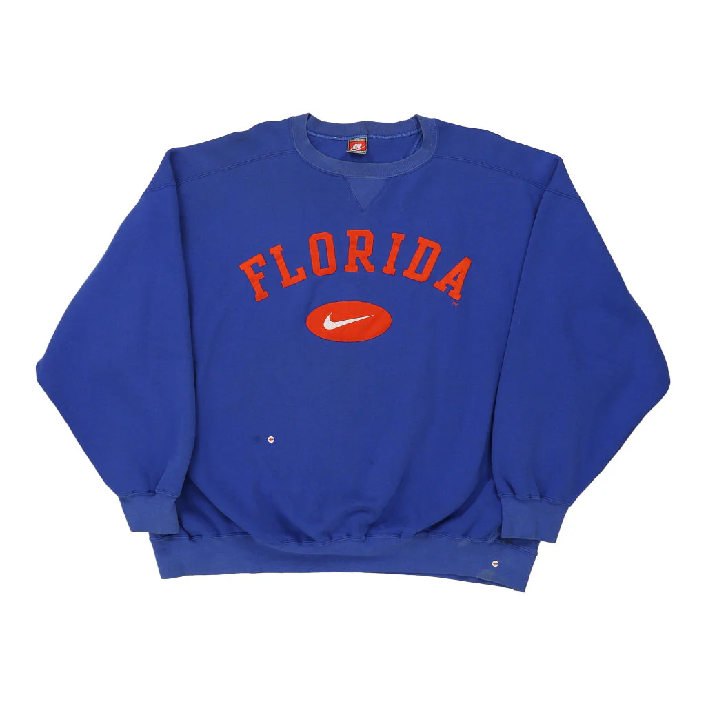 Florida Nike Sweatshirt - 3XL Blue Cotton Blend - Image 3