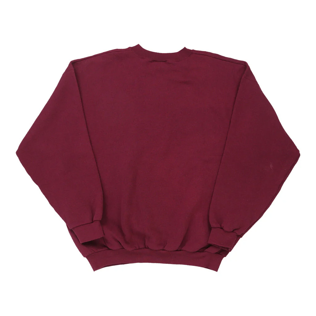 Franklin Sports Graphic Sweatshirt - XL Burgundy Cotton Blend - Image 2