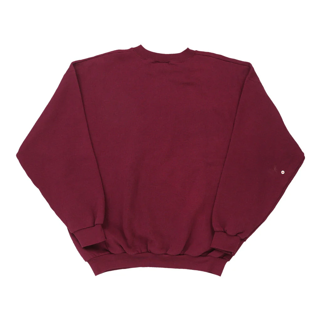 Franklin Sports Graphic Sweatshirt - XL Burgundy Cotton Blend - Image 3