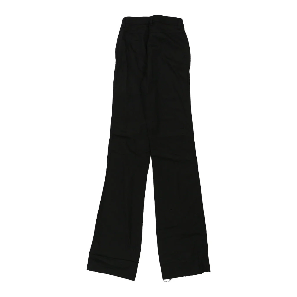 Gas Trousers - 27W UK 8 Black Cotton