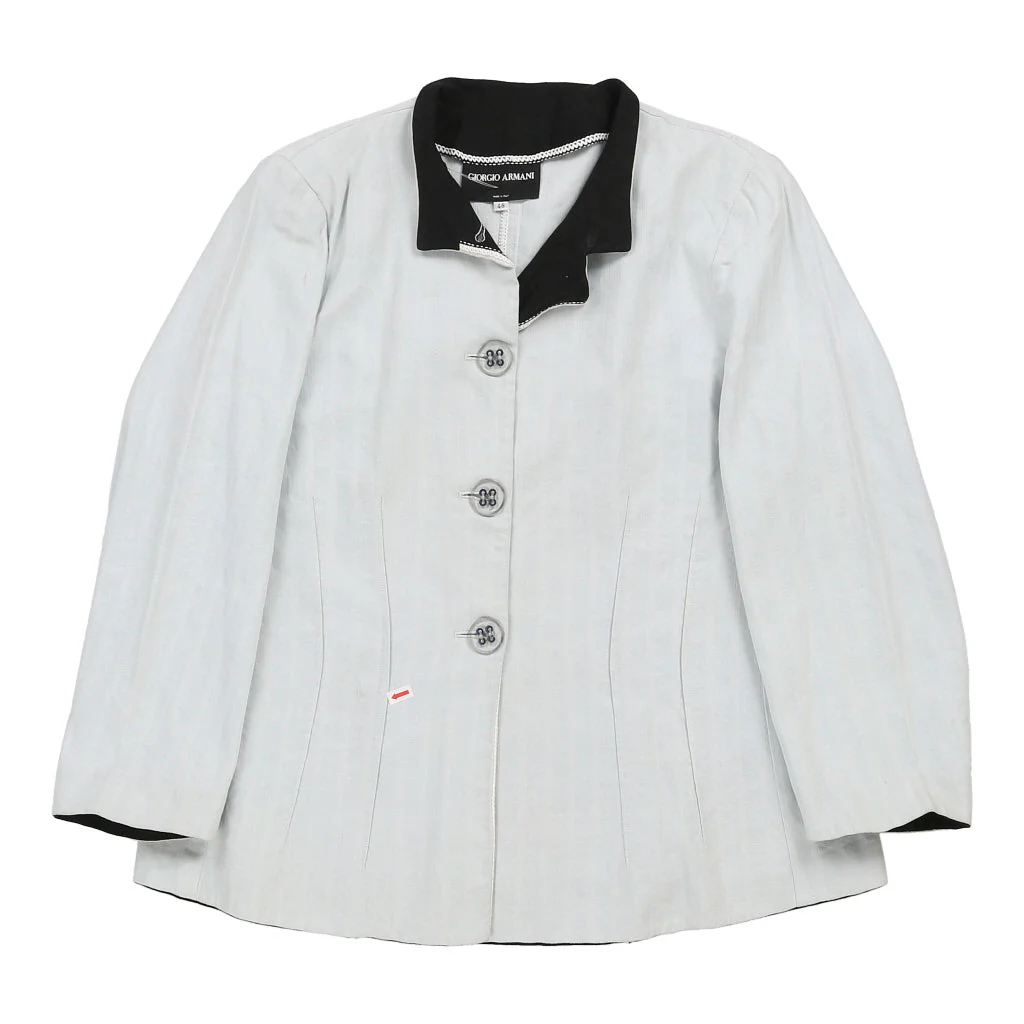 Giorgio Armani Jacket - Medium Blue Cotton - Image 3