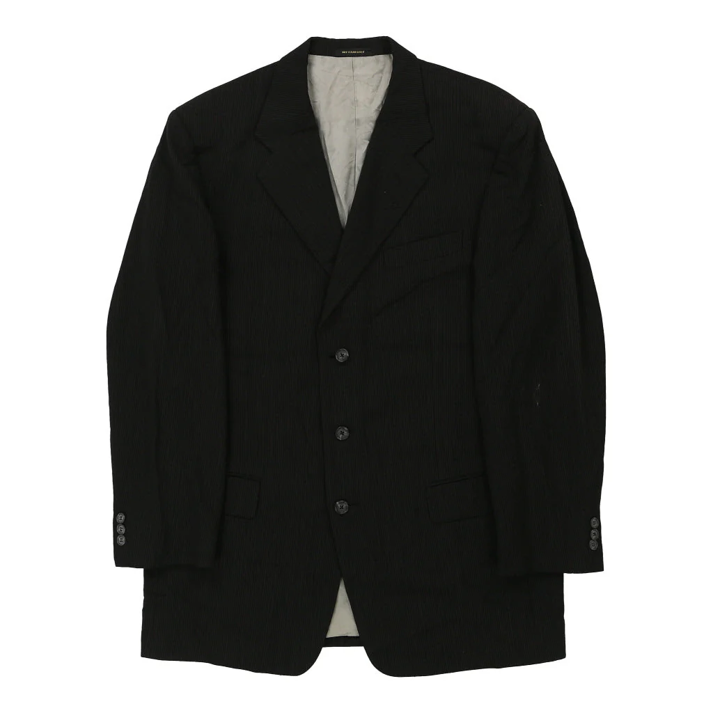 Givenchy Striped Blazer - Large Black Wool