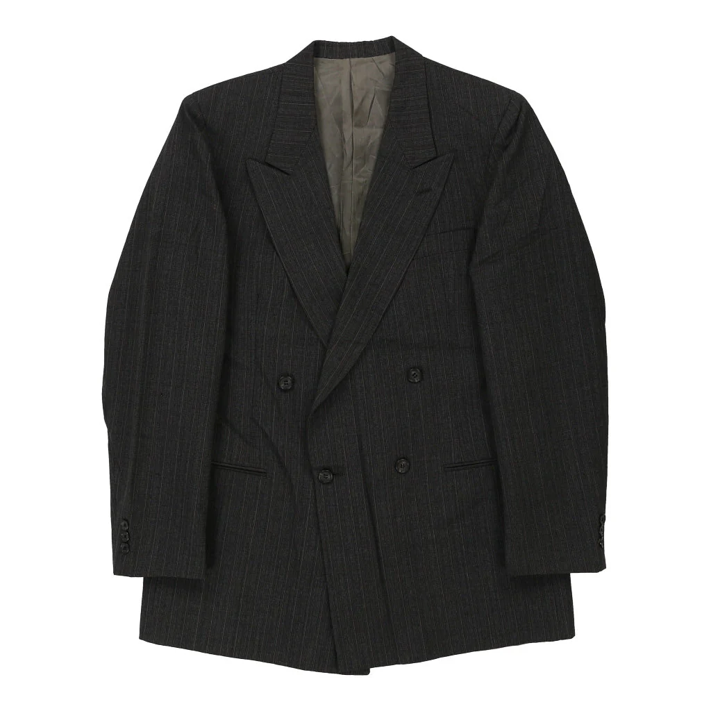 Givenchy Striped Blazer - Medium Grey Wool