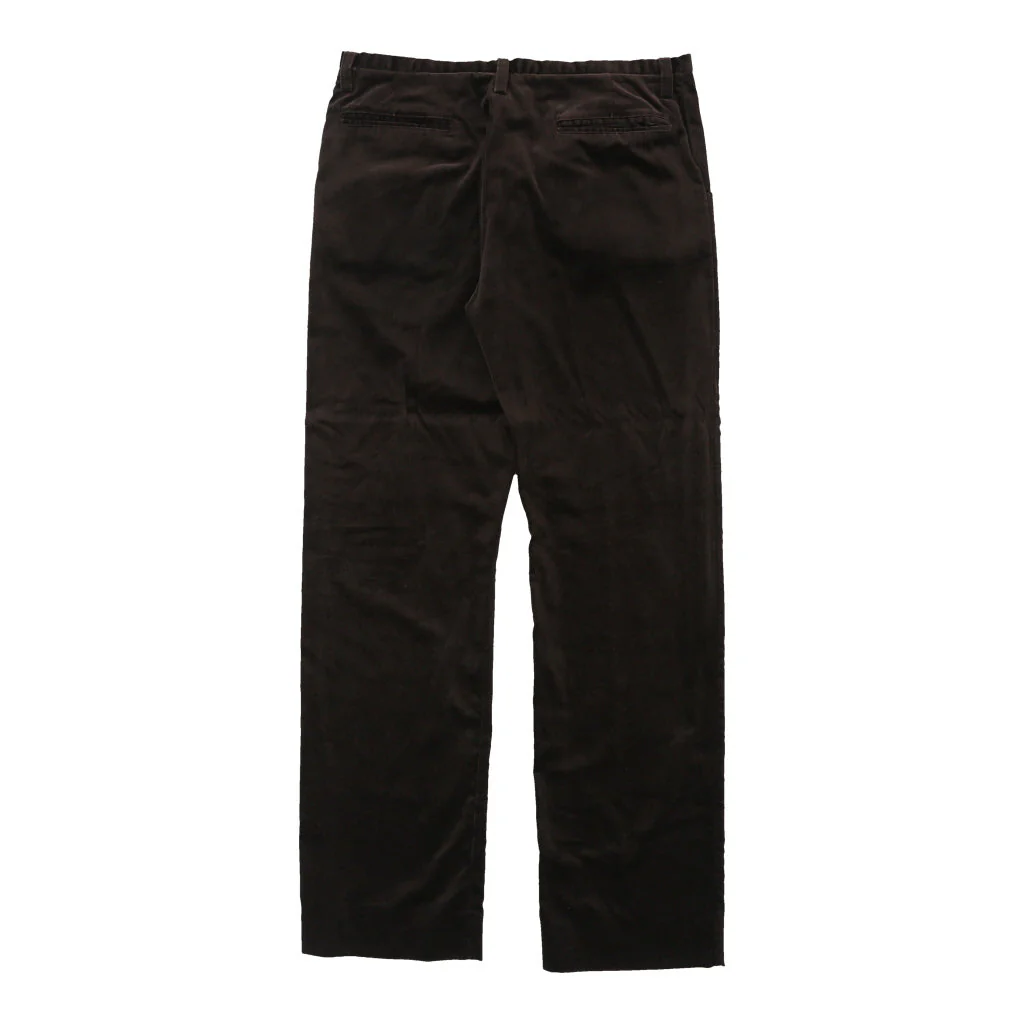 Green Line Emporio Armani Trousers - 33W 33L Brown Cotton