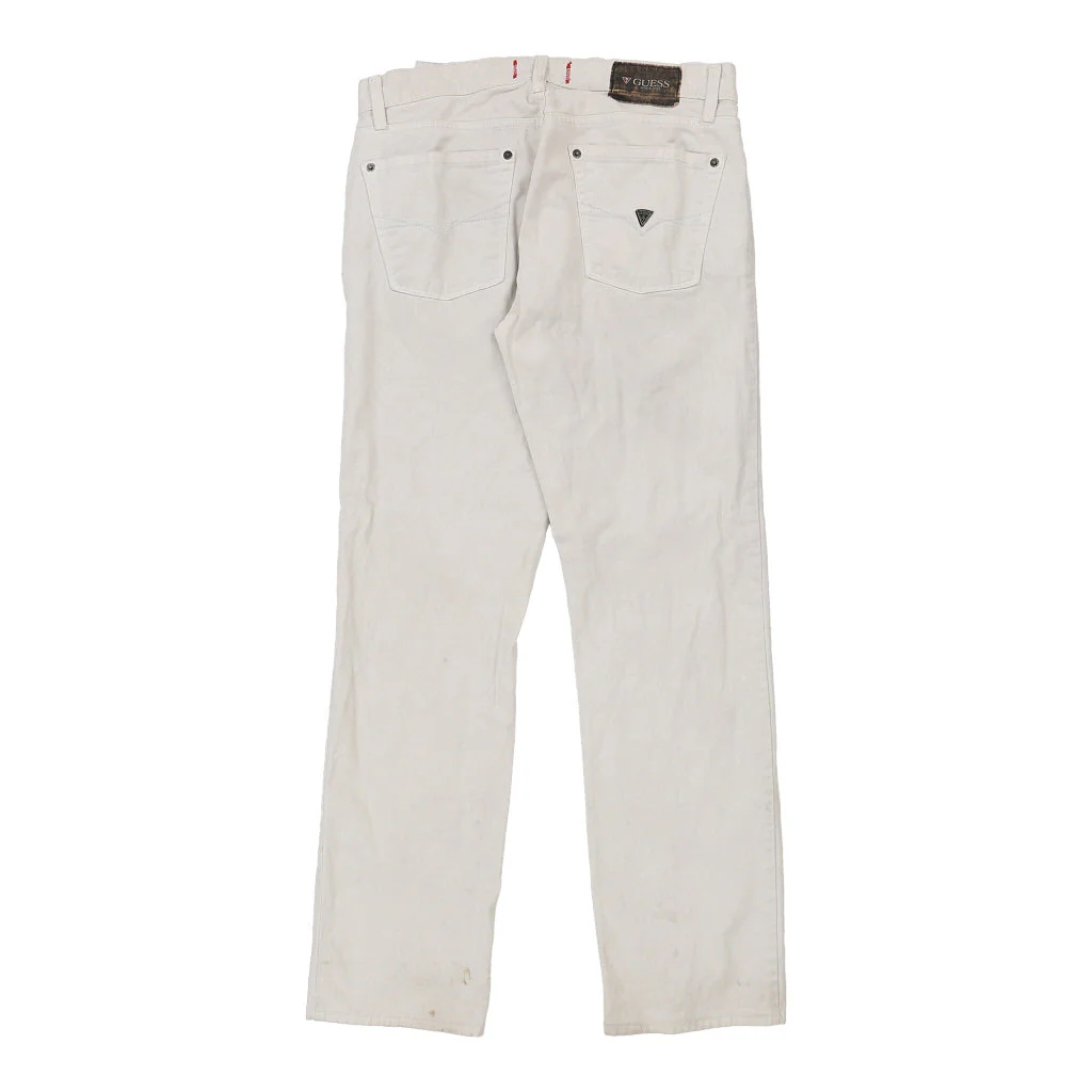 Guess Jeans - 32W UK 12 White Cotton