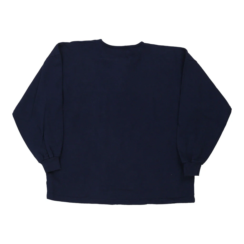 Hard Rock Cafe Long Sleeve T-Shirt - XL Navy Cotton - Image 2