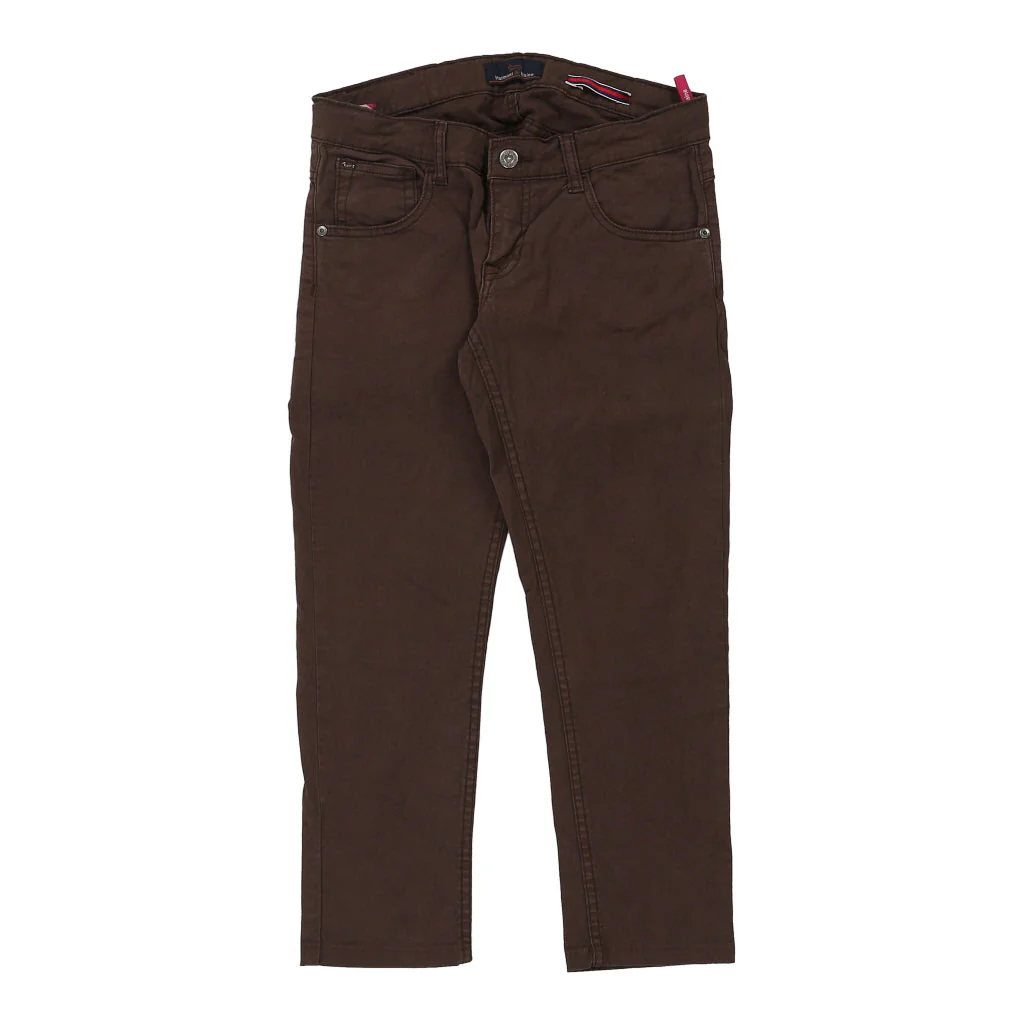 Harmont & Blaine Trousers - 30W UK 8 Brown Cotton - Image 2