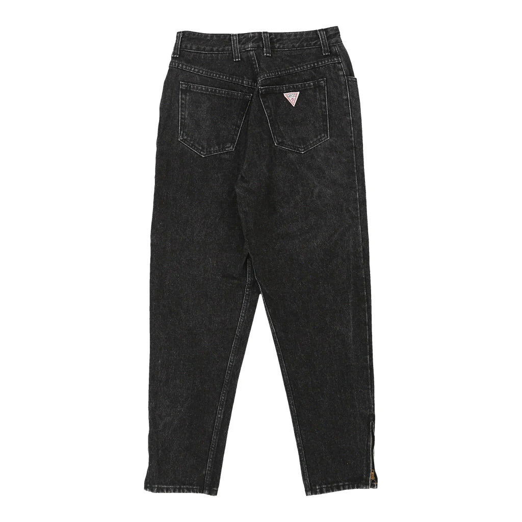 High Rise Guess Jeans - 28W UK 10 Black Cotton