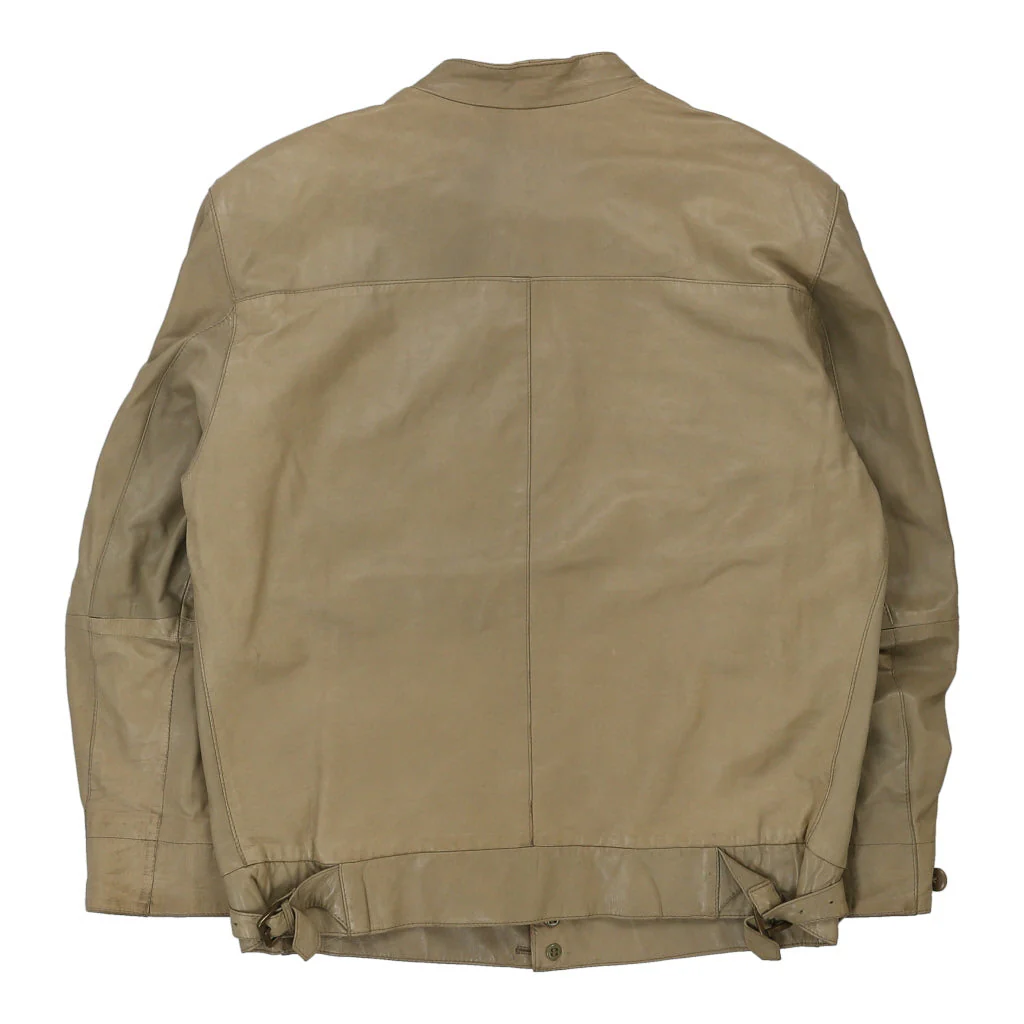 La Matta Leather Jacket - Large Beige Leather - Image 2
