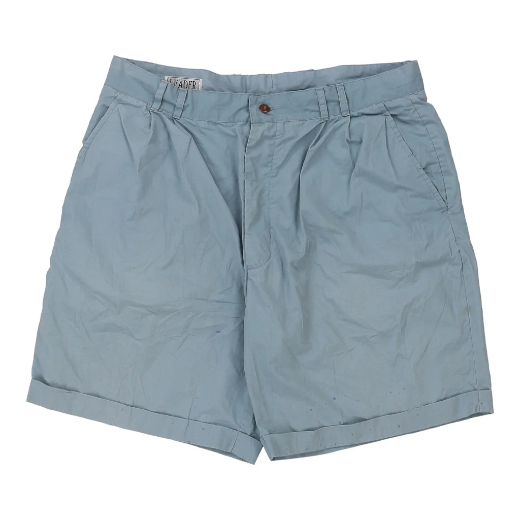 Leader Shorts - 36W 8L Blue Cotton - Image 2