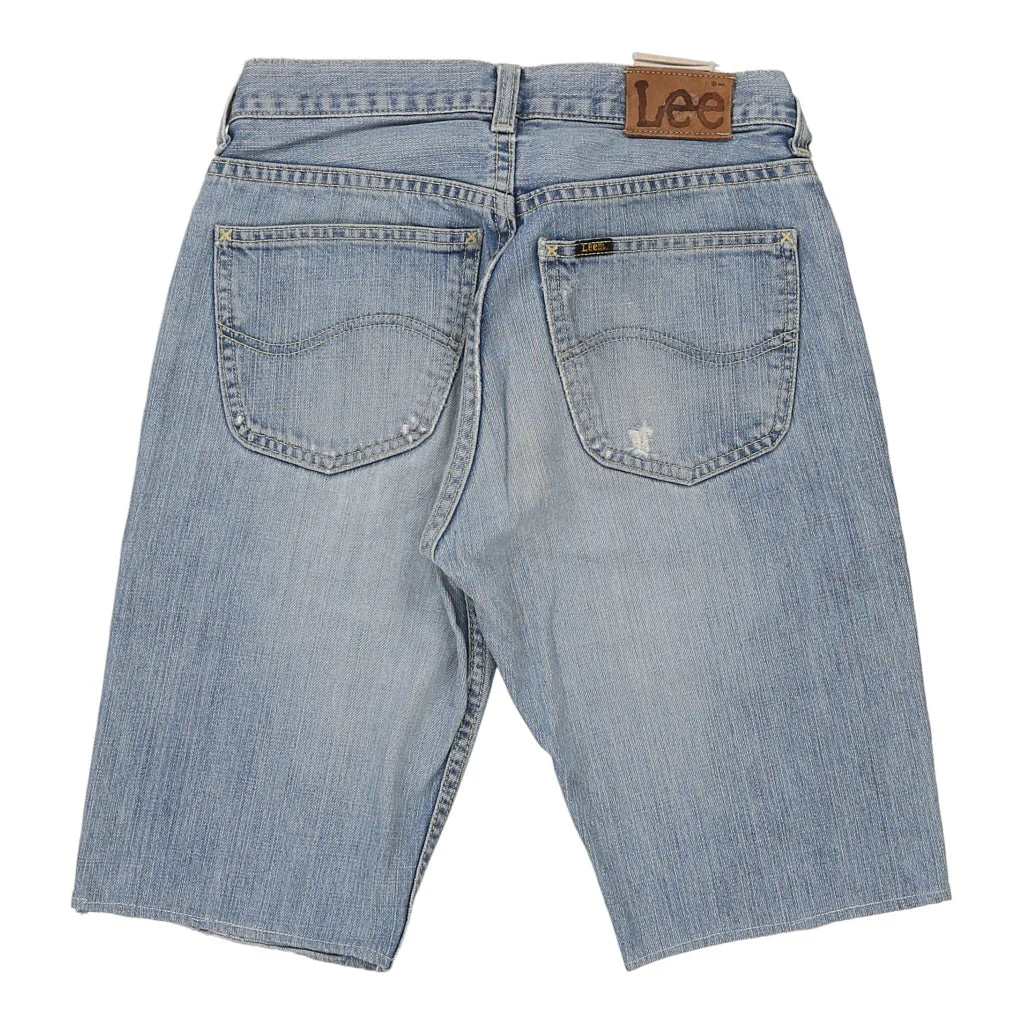 Lee Denim Shorts - 30W UK 10 Light Wash Cotton
