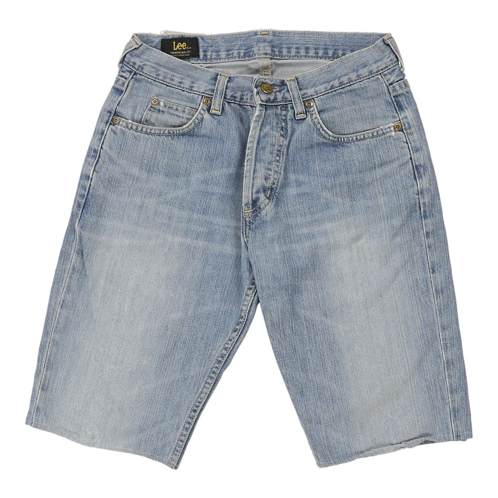 Lee Denim Shorts - 30W UK 10 Light Wash Cotton - Image 2