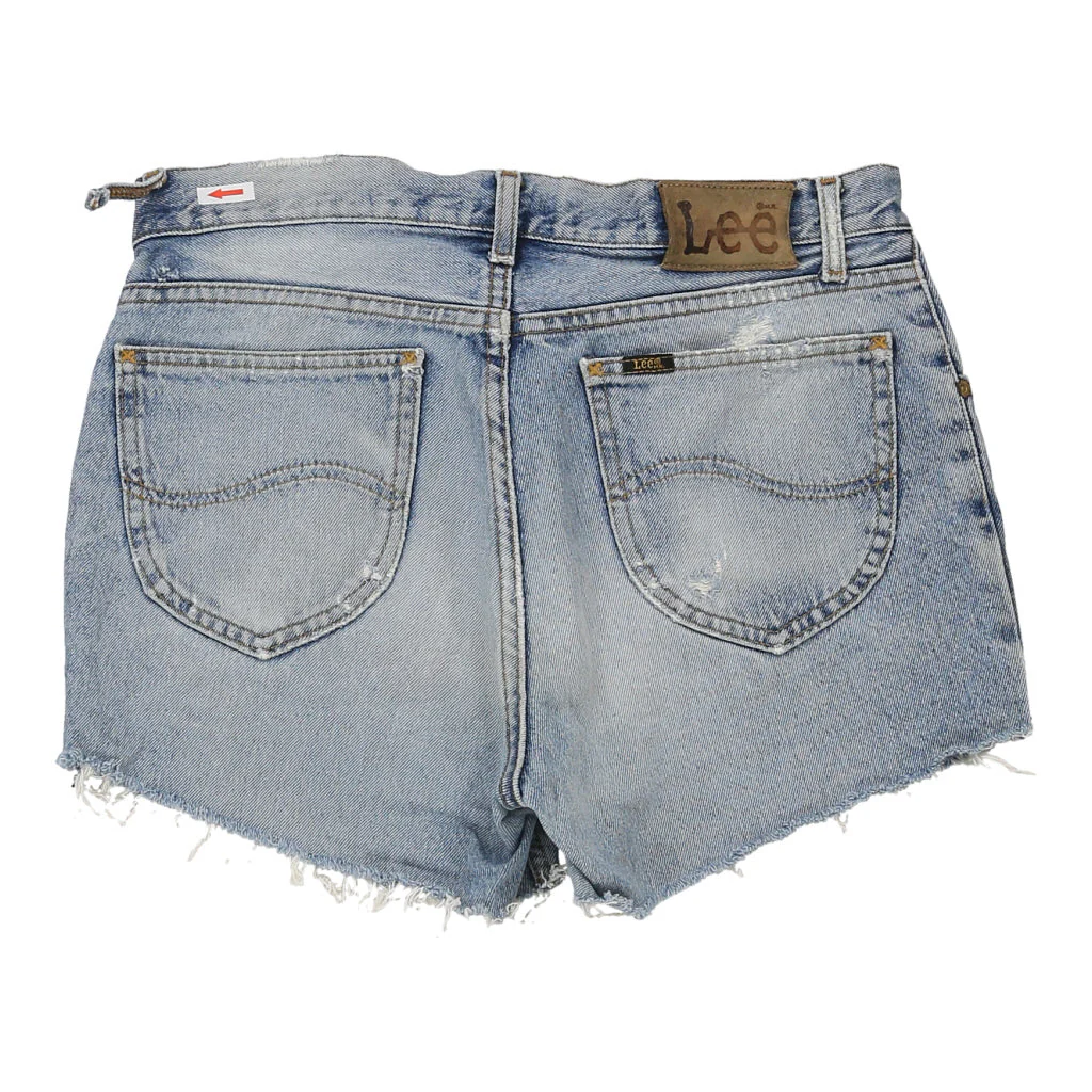 Lee Denim Shorts - 34W UK 14 Light Wash Cotton - Image 3