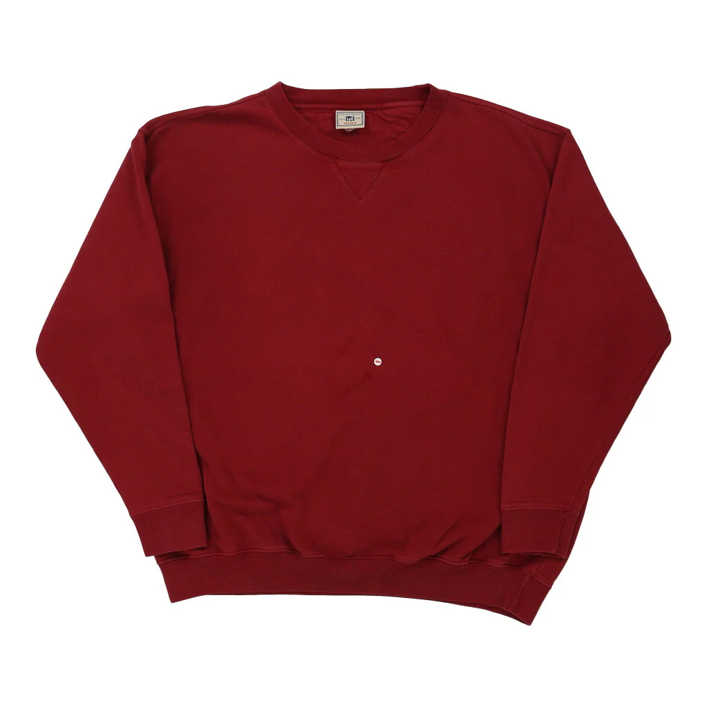 Lee Sweatshirt - 3XL Red Cotton Blend - Image 3