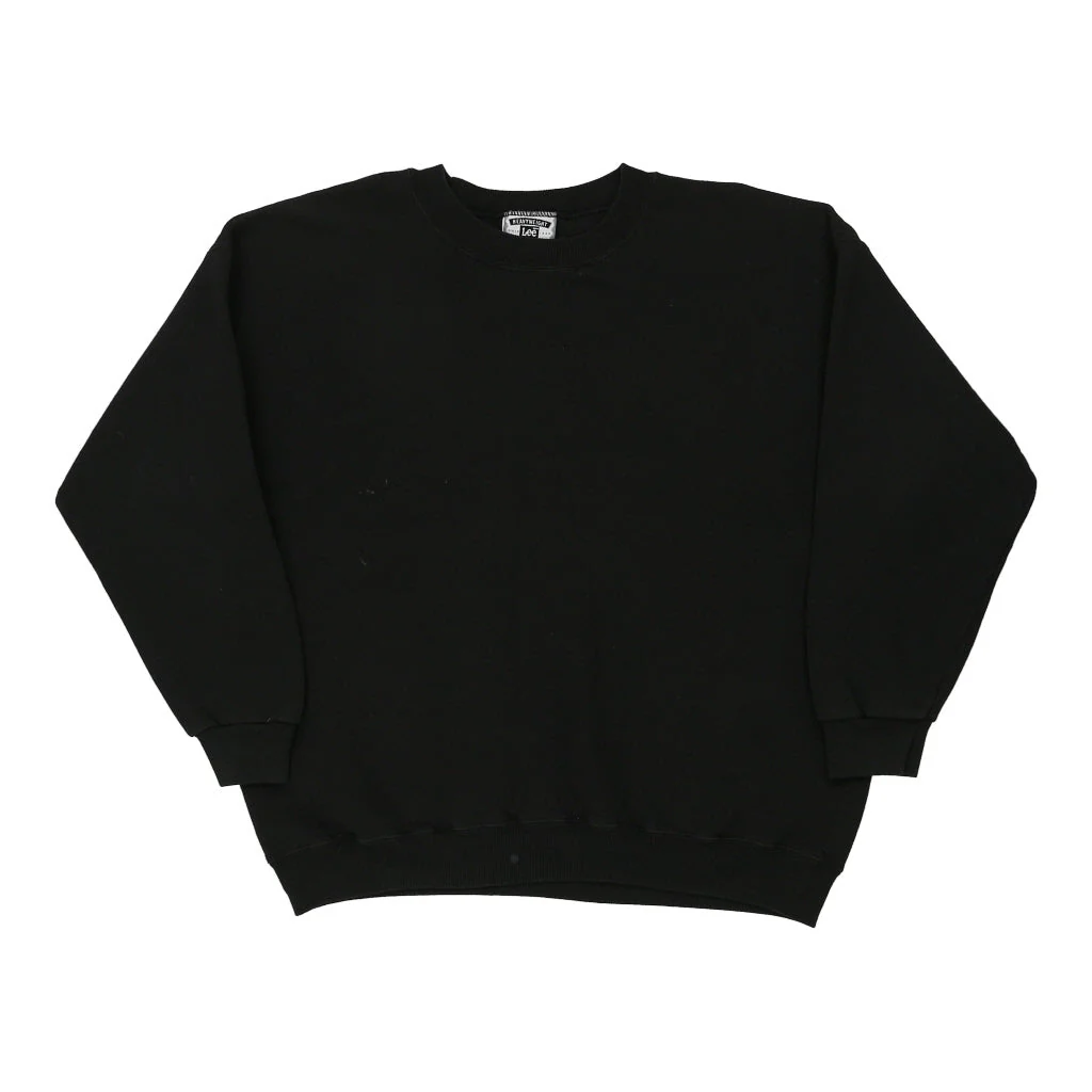 Lee Sweatshirt - 2XL Black Cotton Blend