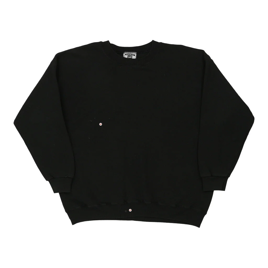 Lee Sweatshirt - 2XL Black Cotton Blend - Image 3